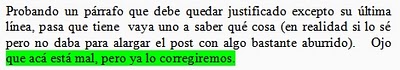 Justificado última linea del párrafo en Word