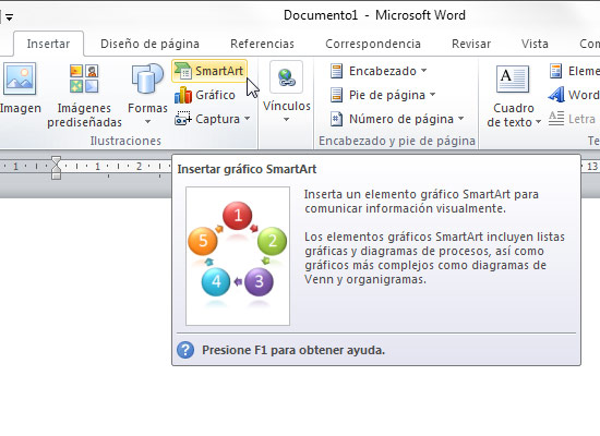 Word, crear un mapa conceptual u organigrama