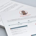 descarga plantilla psd curriculum