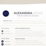 Curriculum Vitae minimalista para Word e InDesign
