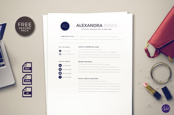 curriculum vitae minimalista