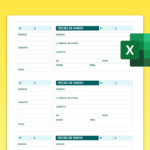 Recibo de dinero en Excel – Plantilla gratis para descargar [2025]