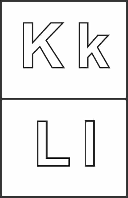 letras del abecedario para imprimir