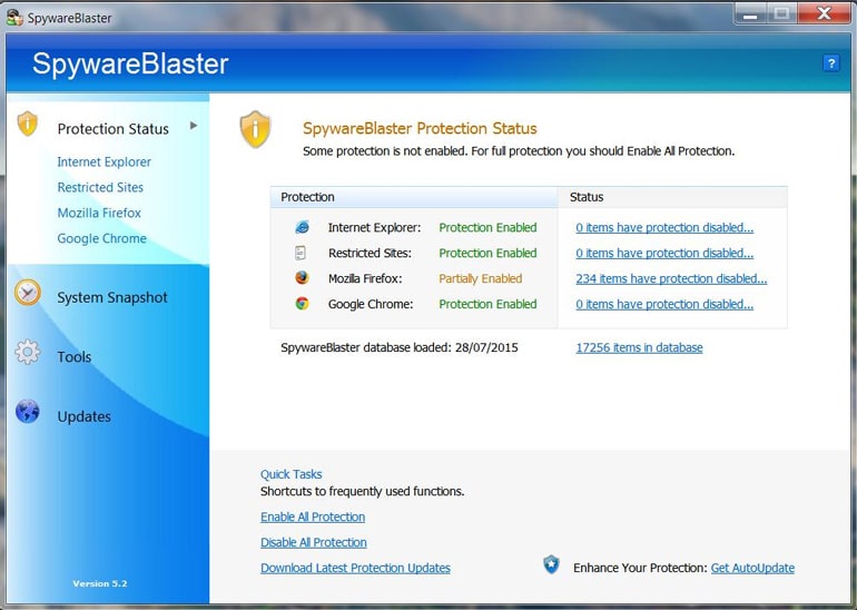 spyware blaster previene malware adware virus