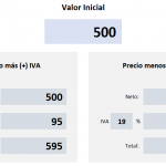Planilla para calcular el IVA en Excel