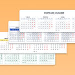 Calendario 2026 anual en Excel y PDF para descargar gratis